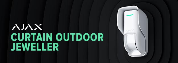 Ajax: Rilascio ufficiale di Curtain Outdoor Jeweller!