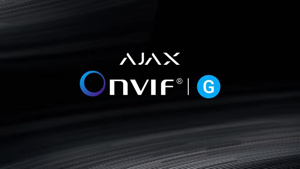 Le telecamere cablate e gli NVR Ajax sono ora conformi a ONVIF Profilo G