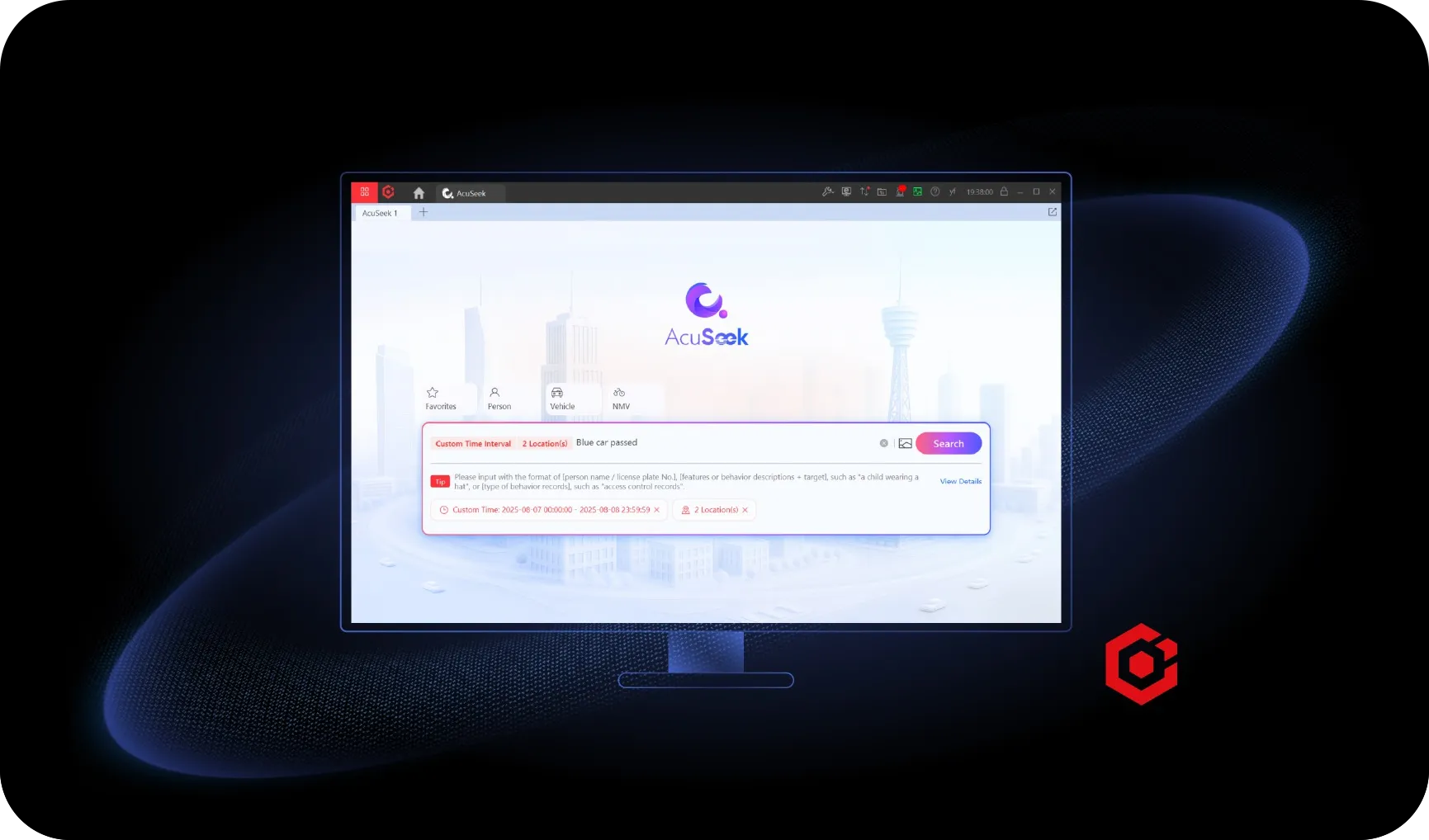 AcuSeek su sito HikCentral Professional