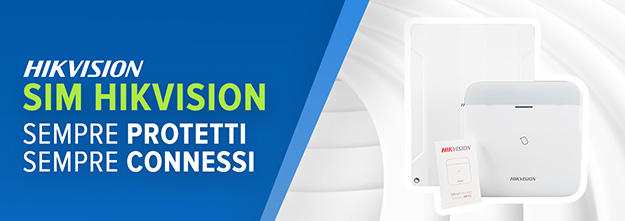 Hikvision: Nuova SIM dati per centrali AXPro