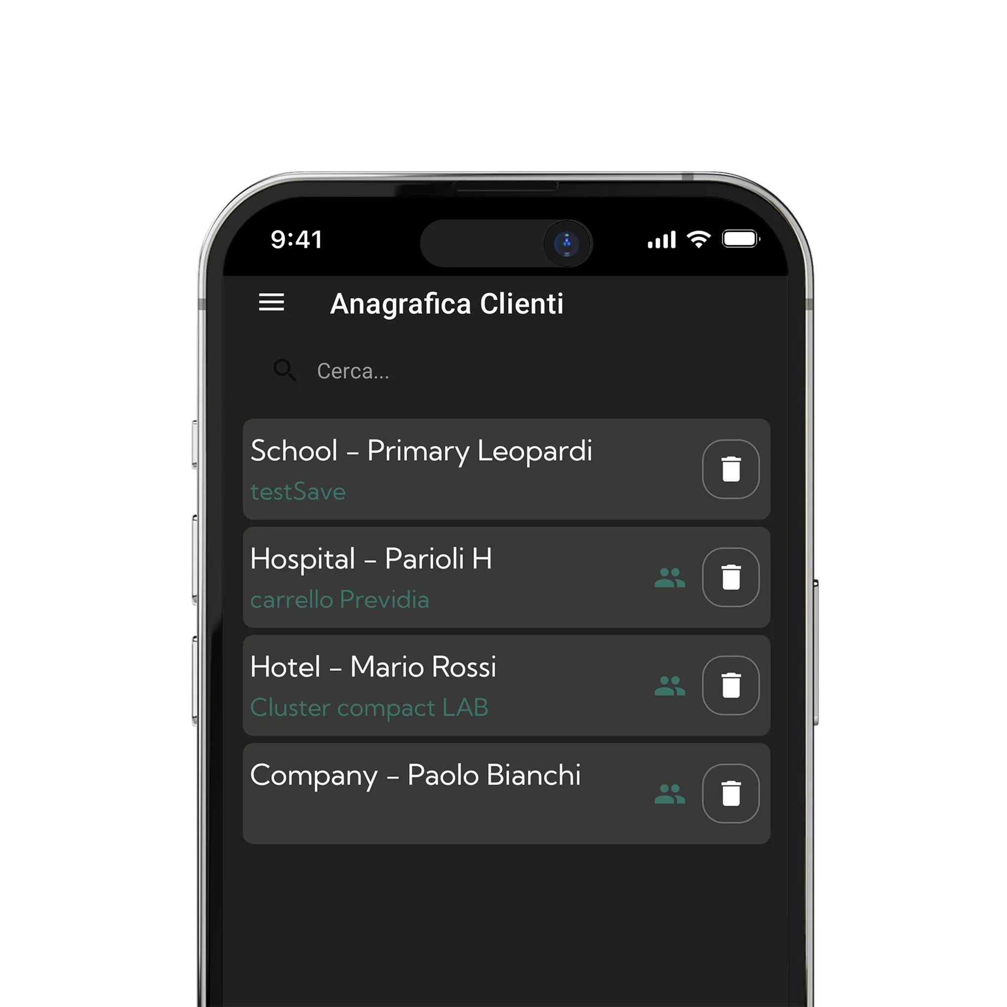 Nuova gestione anagrafica condivisa App Inim Fire