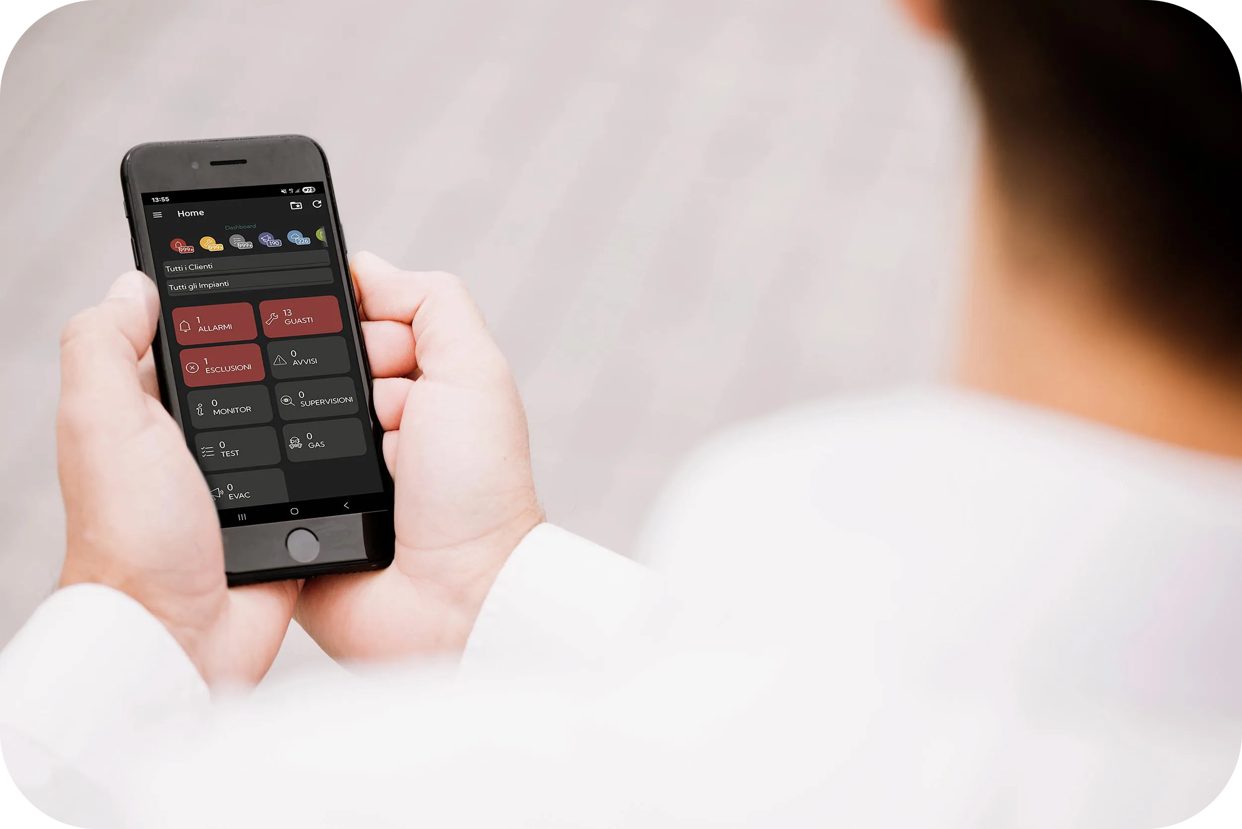 Nuova funzione Invito utente App Inim Fire