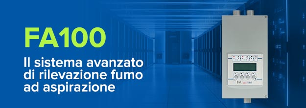 Ora disponibile Inim FA100, il sistema avanzato di rilevazione fumo ad aspirazione