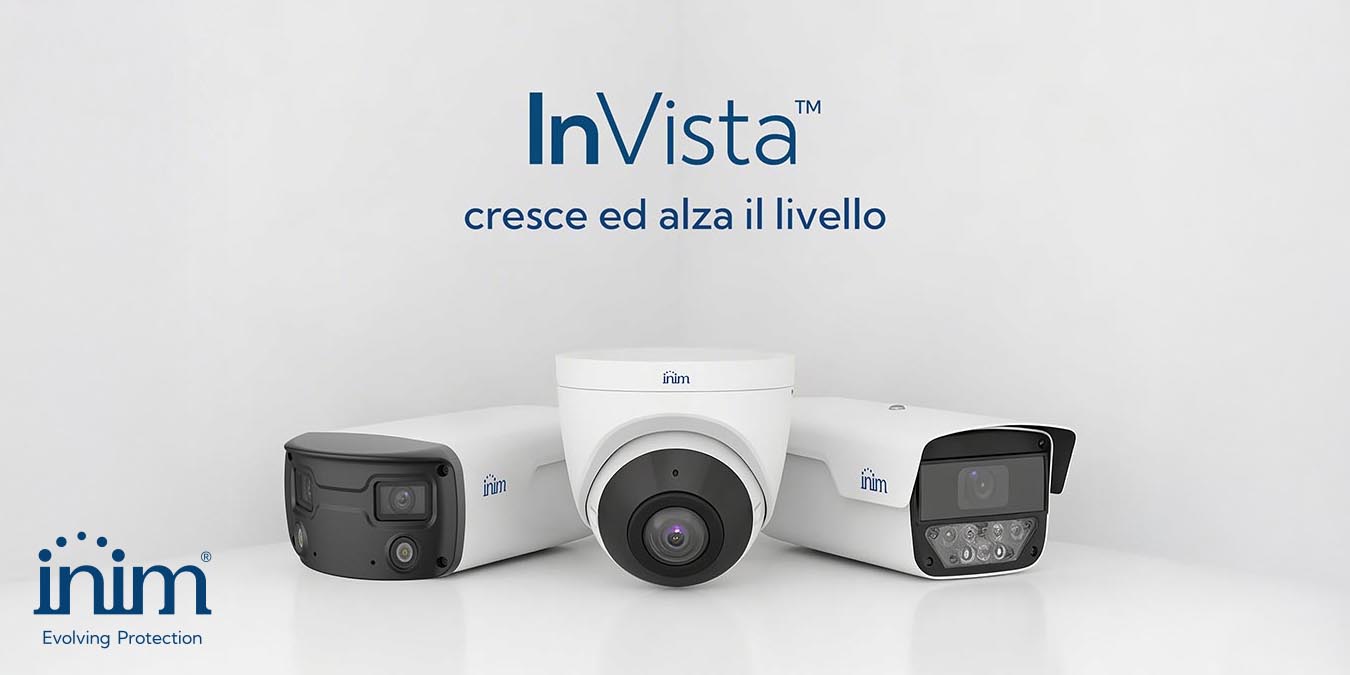 Nuove telecamere e altoparlanti InVista Inim