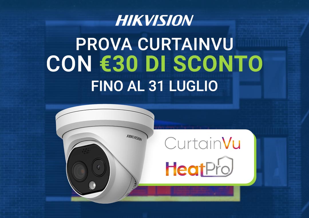 G&P Hikvision Promo Coupon CurtainVu 30 euro
