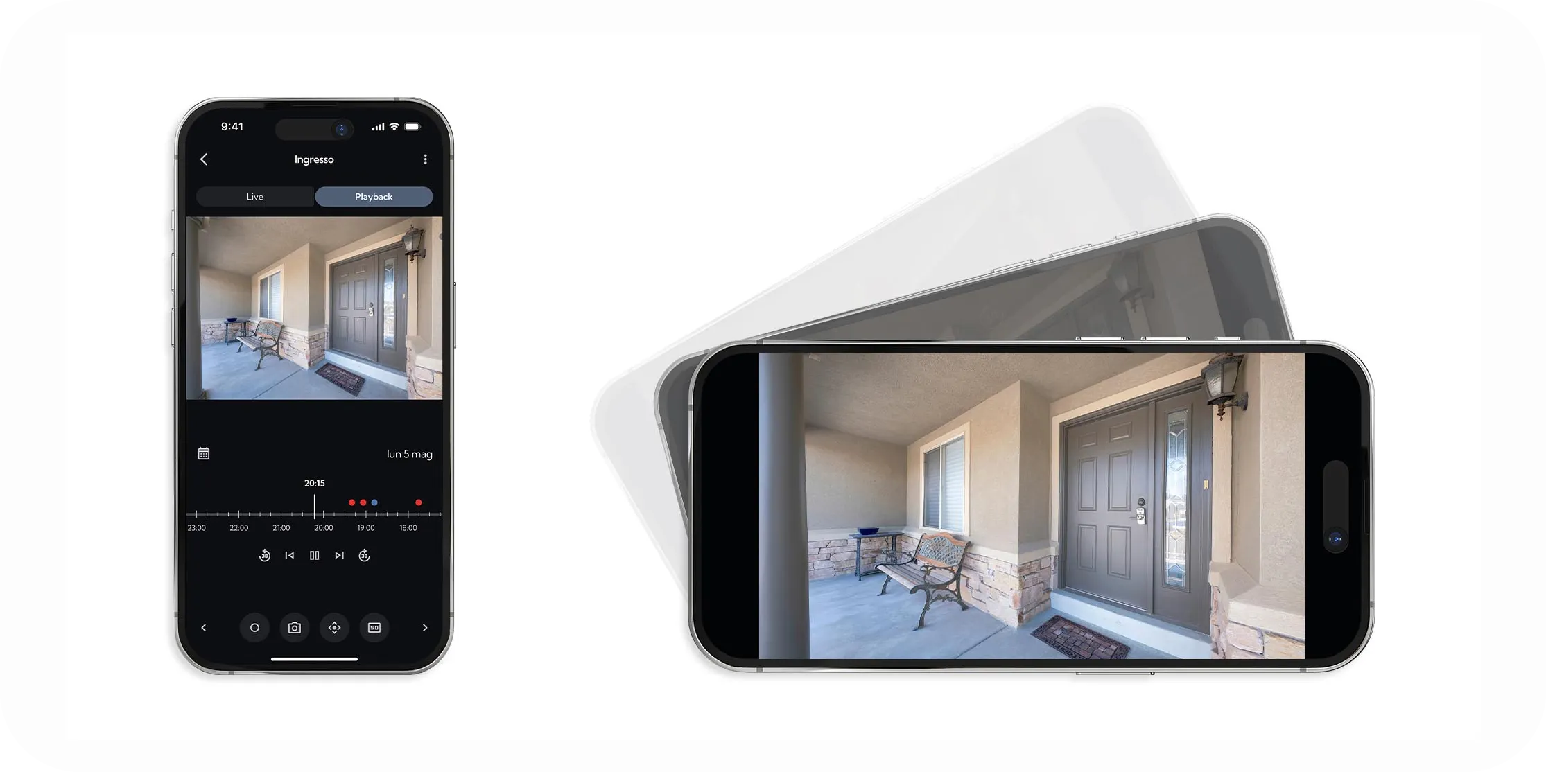 Inim Home Rotazione Video Seamless
