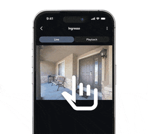 Inim Home Funzione Swipe View