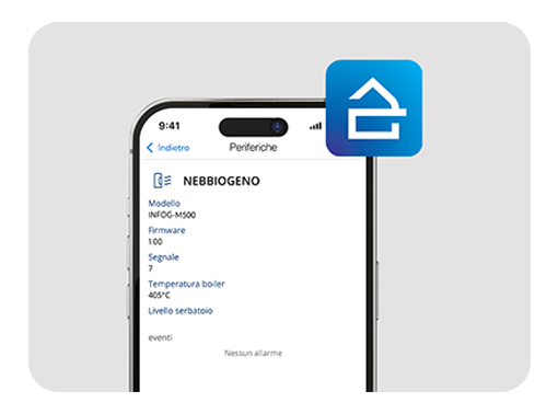 InFOG controllo tramite App