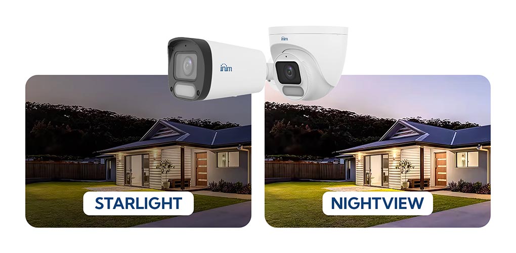 Telecamere InVista Serie Lite con NightView